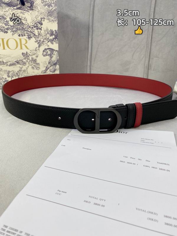 Dior belt 35mmX105-125cm 8L86